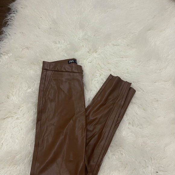 Zara tan new blogger leggings - Picture 10 of 12